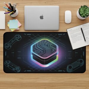 Gamer Desk Mat, Circuit Board Mouse Pad, Gaming Accessories, Computer Desk Pad, Large Desk Mat, Desk Pad, Office Desk Mat, Keyboard Mat