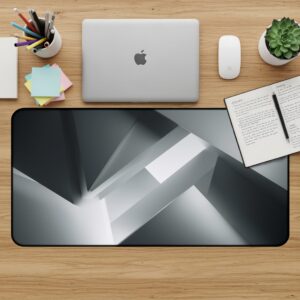 Geometric Desk Mat, Modern Mouse Pad, Abstract Desk Pad, Office Accessories, Minimalist Desk Decor, Large Desk Mat, PC Gaming Desk Mat